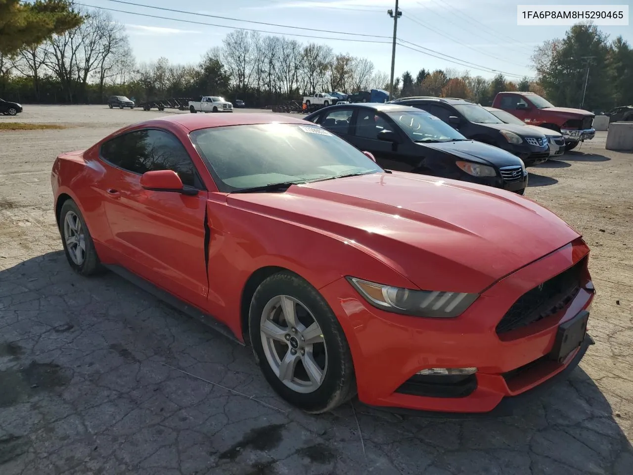 2017 Ford Mustang VIN: 1FA6P8AM8H5290465 Lot: 77099874