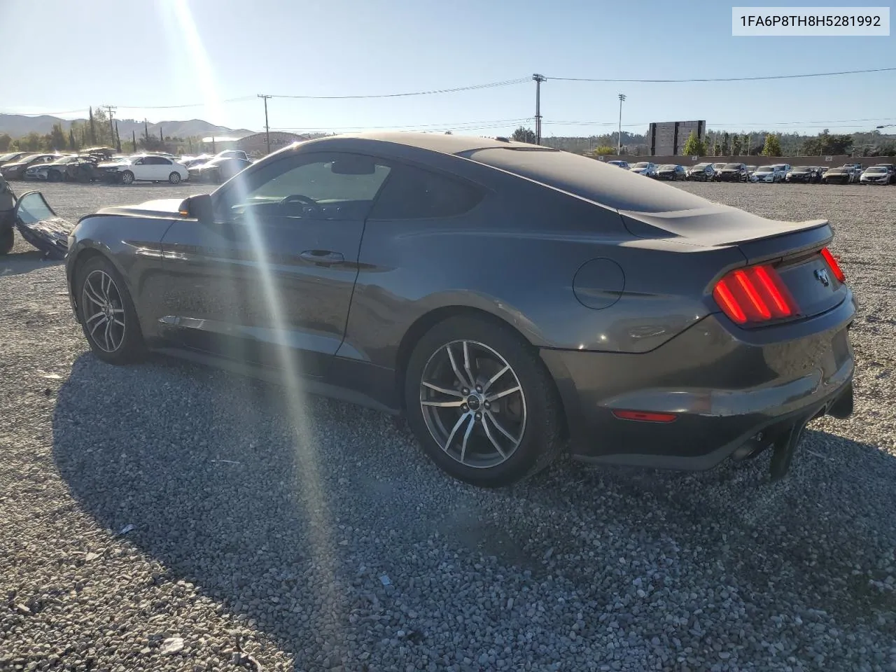 2017 Ford Mustang VIN: 1FA6P8TH8H5281992 Lot: 77117044