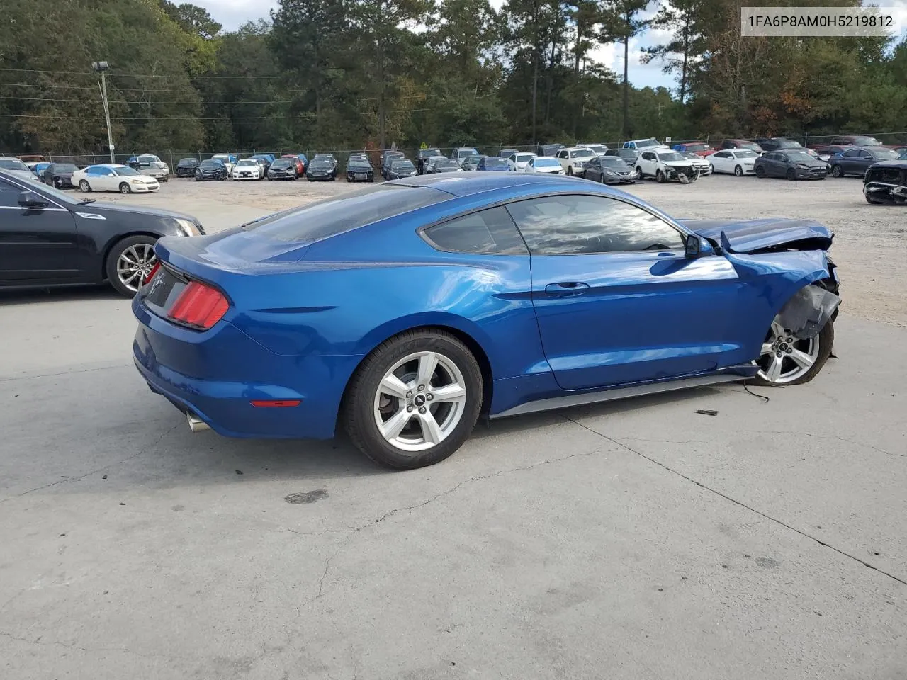 2017 Ford Mustang VIN: 1FA6P8AM0H5219812 Lot: 77145494