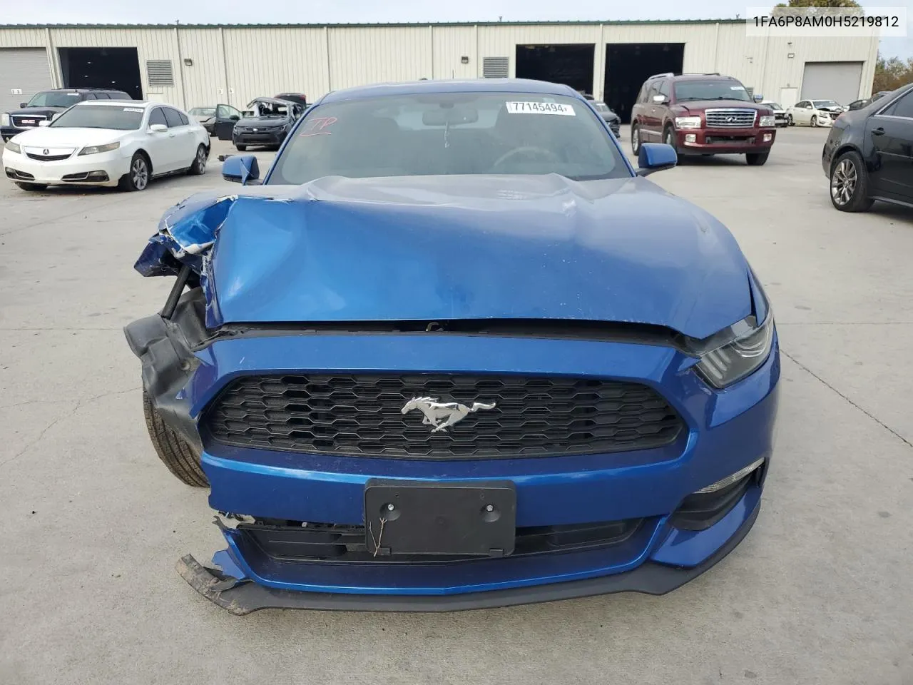 2017 Ford Mustang VIN: 1FA6P8AM0H5219812 Lot: 77145494