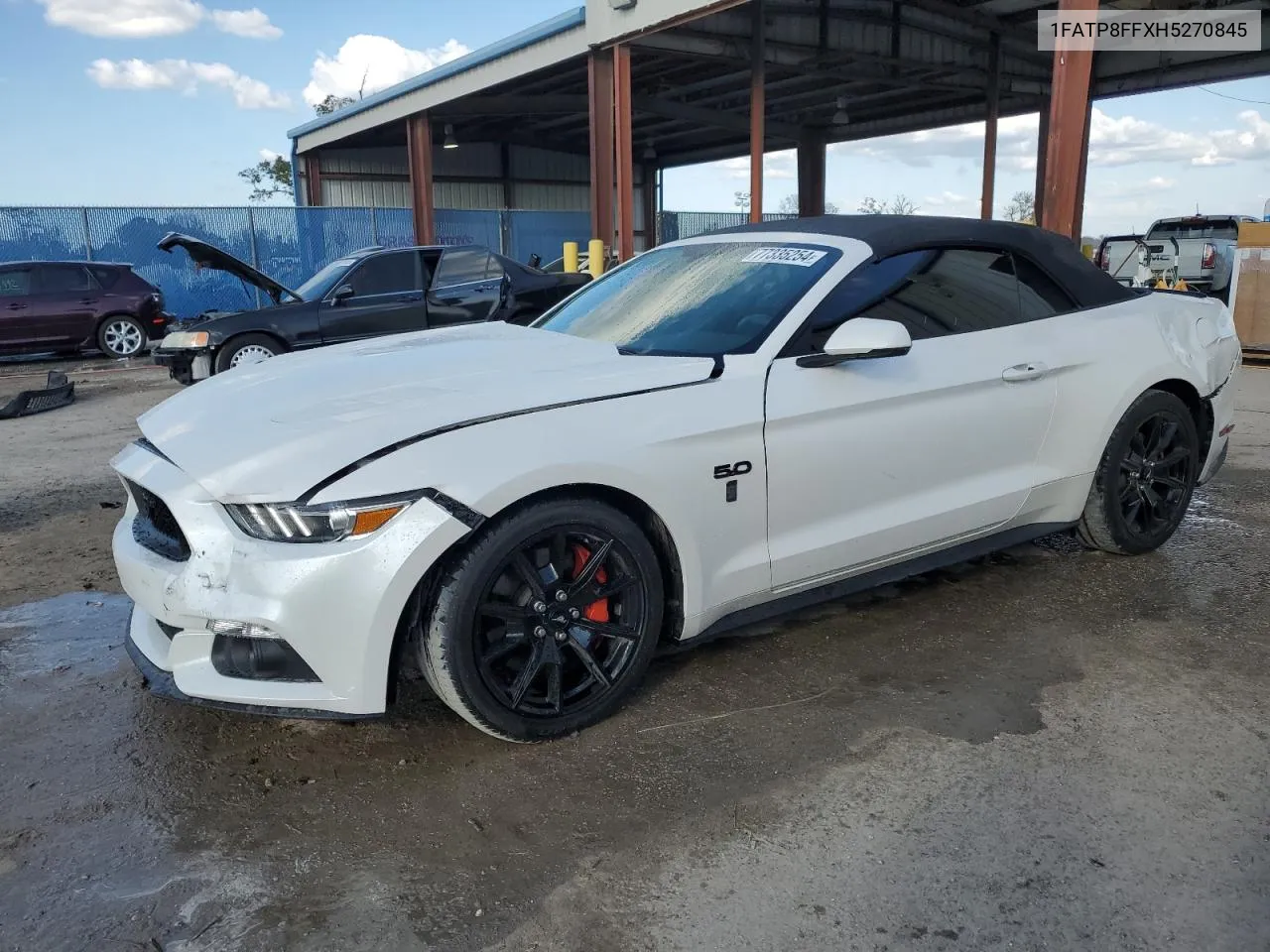 2017 Ford Mustang Gt VIN: 1FATP8FFXH5270845 Lot: 77335254