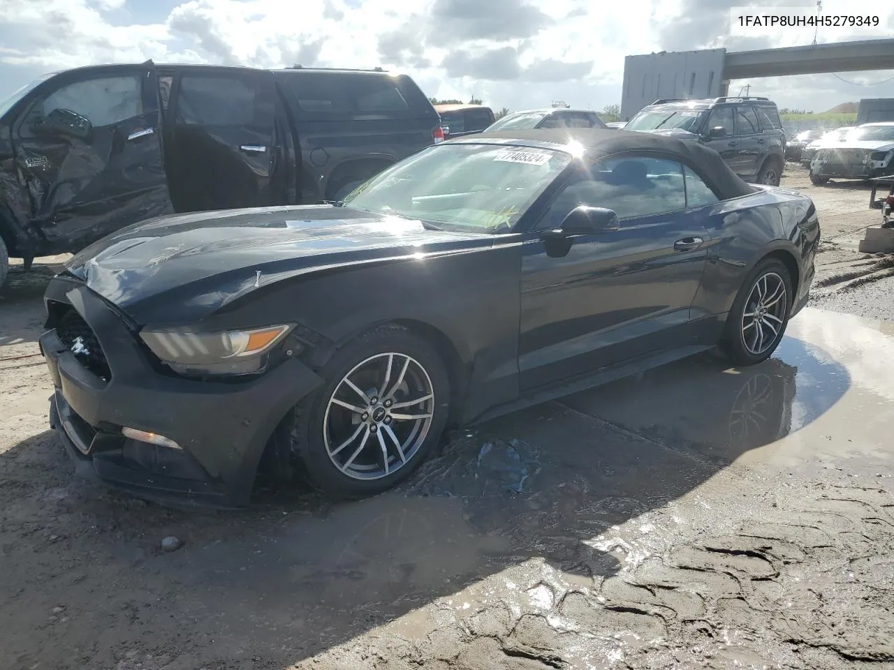 2017 Ford Mustang VIN: 1FATP8UH4H5279349 Lot: 77405324