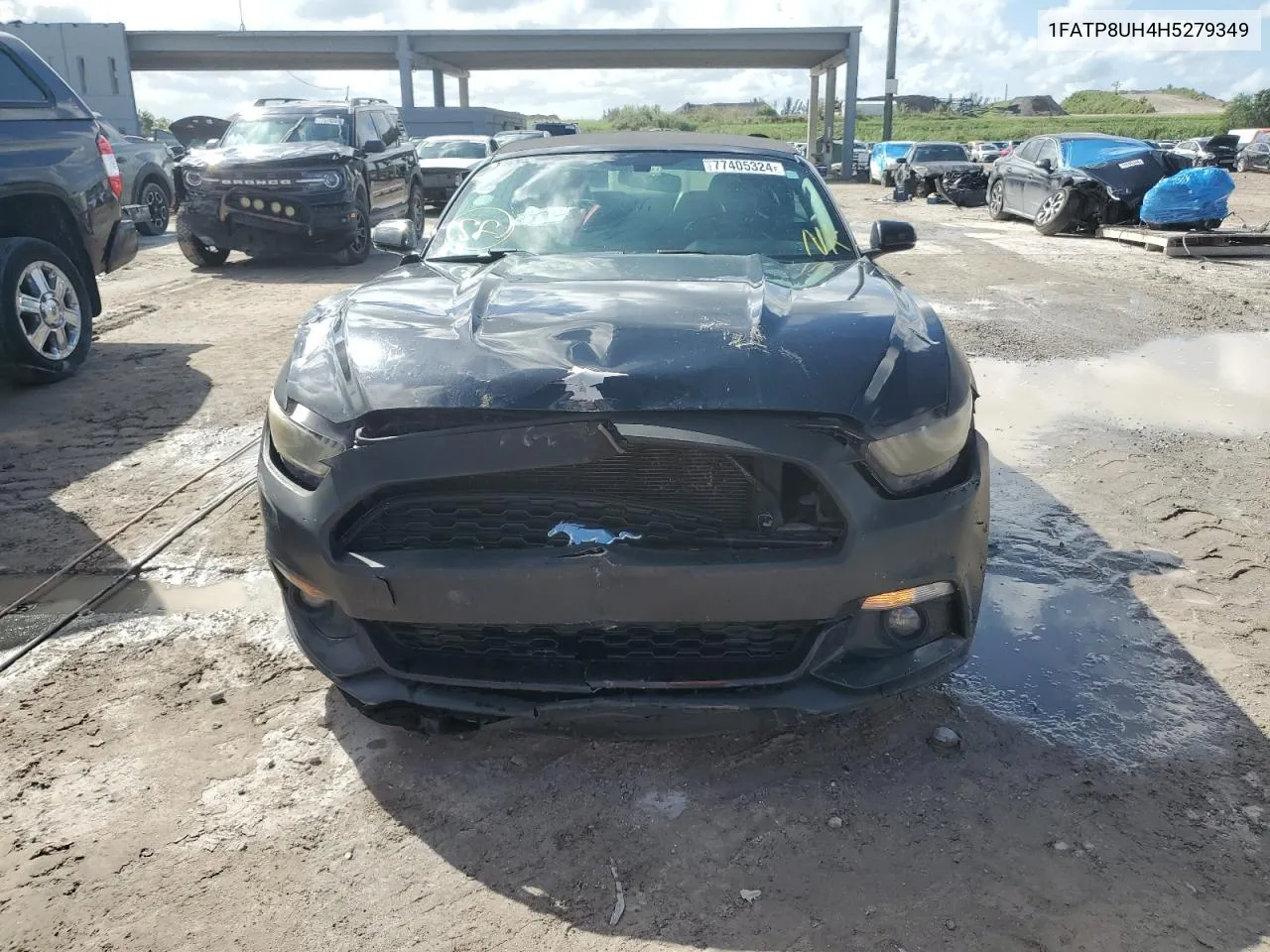 2017 Ford Mustang VIN: 1FATP8UH4H5279349 Lot: 77405324