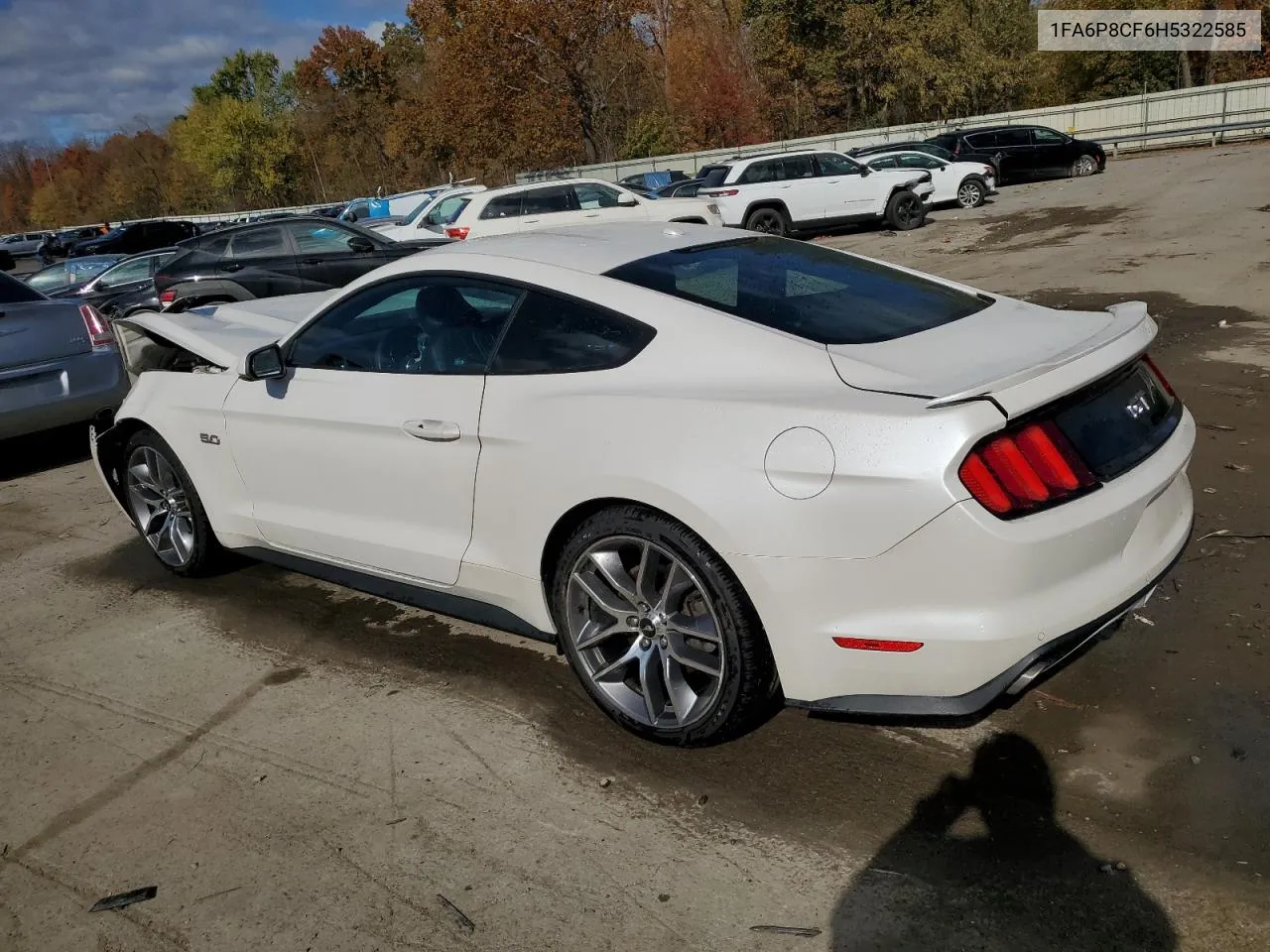 2017 Ford Mustang Gt VIN: 1FA6P8CF6H5322585 Lot: 77415514