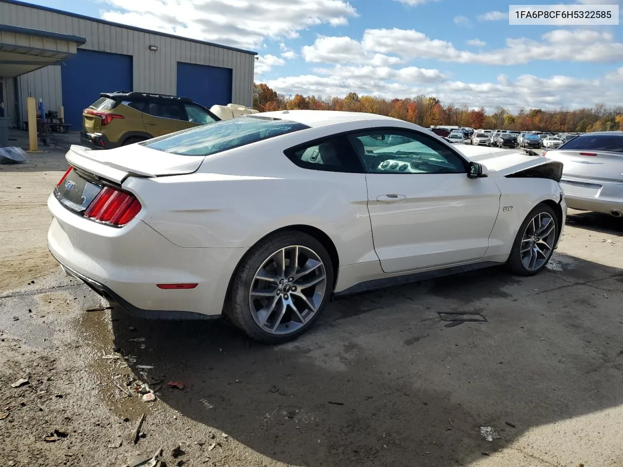 2017 Ford Mustang Gt VIN: 1FA6P8CF6H5322585 Lot: 77415514