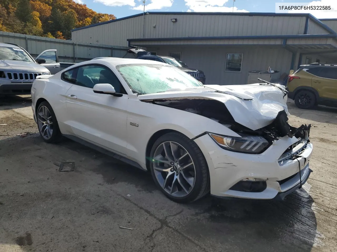 2017 Ford Mustang Gt VIN: 1FA6P8CF6H5322585 Lot: 77415514