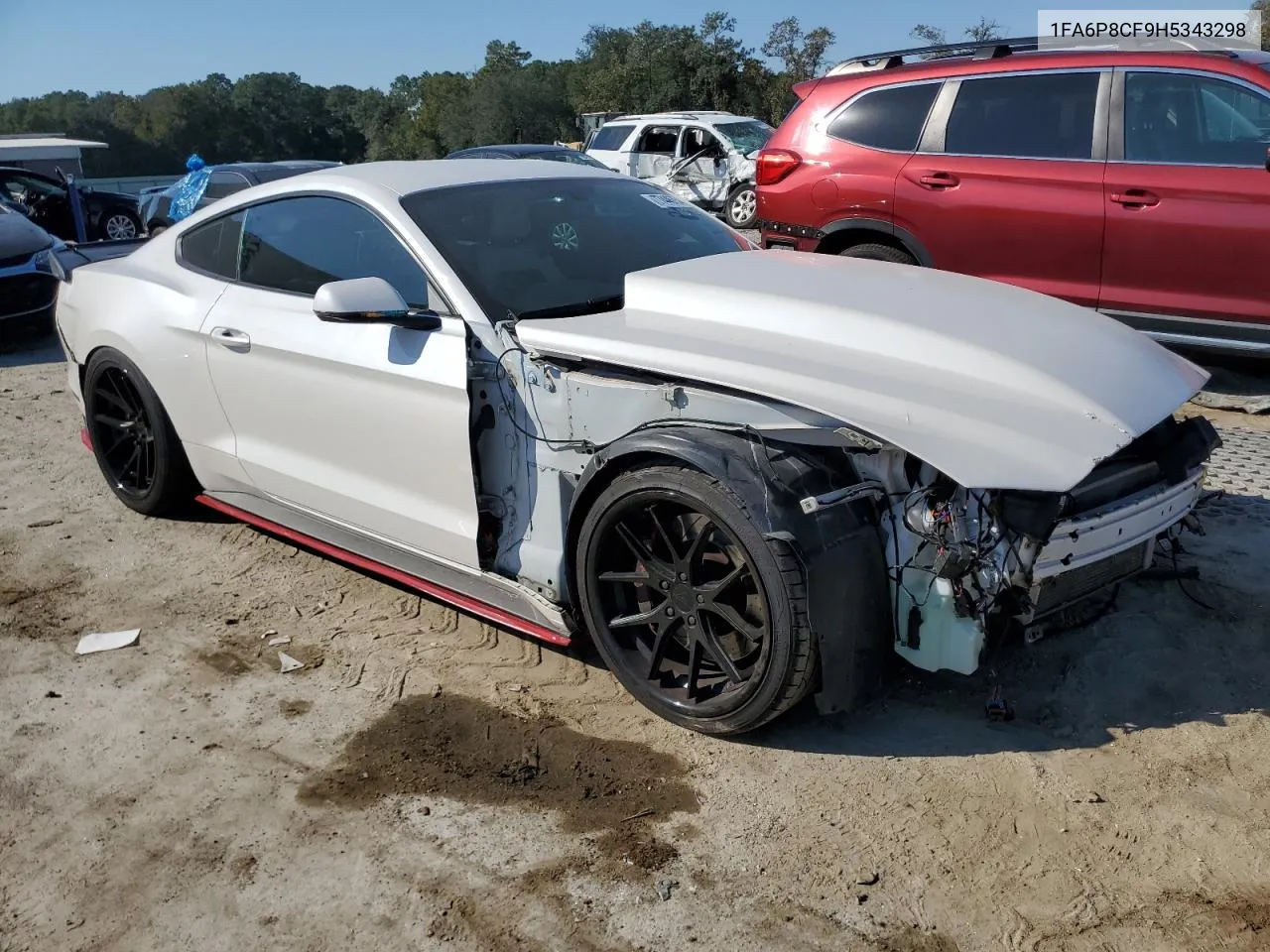 2017 Ford Mustang Gt VIN: 1FA6P8CF9H5343298 Lot: 77446754