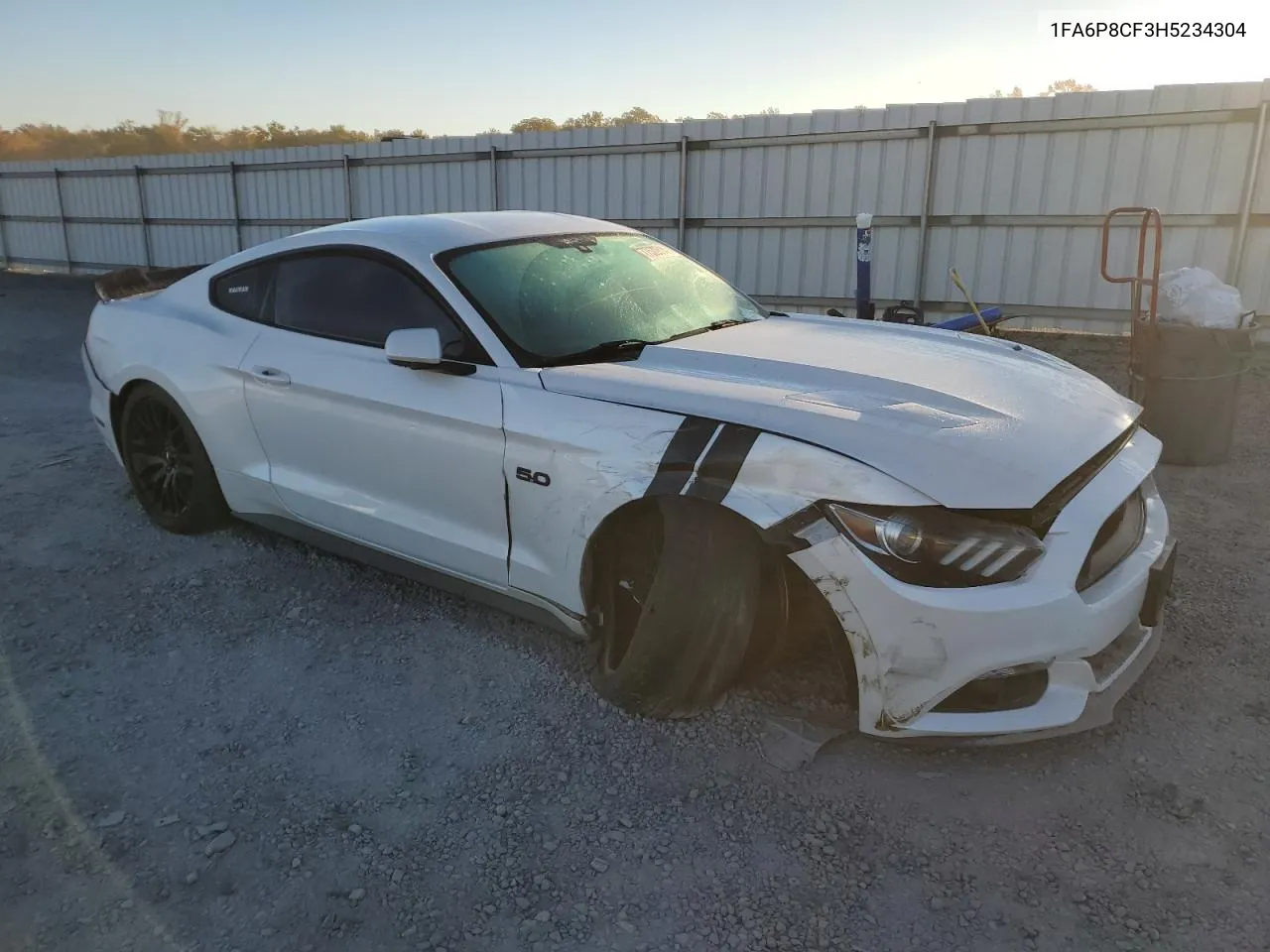 2017 Ford Mustang Gt VIN: 1FA6P8CF3H5234304 Lot: 77520614