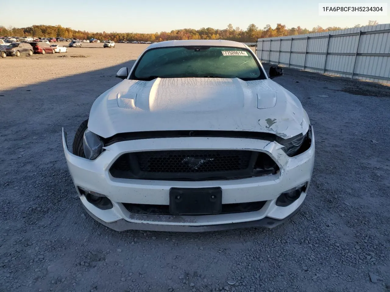 1FA6P8CF3H5234304 2017 Ford Mustang Gt