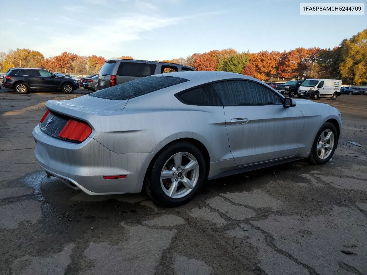 2017 Ford Mustang VIN: 1FA6P8AM0H5244709 Lot: 77610974