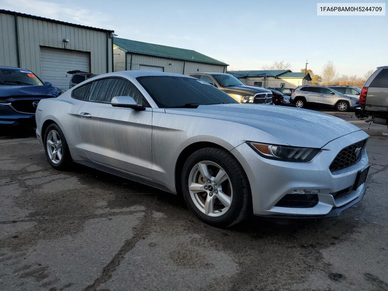 2017 Ford Mustang VIN: 1FA6P8AM0H5244709 Lot: 77610974