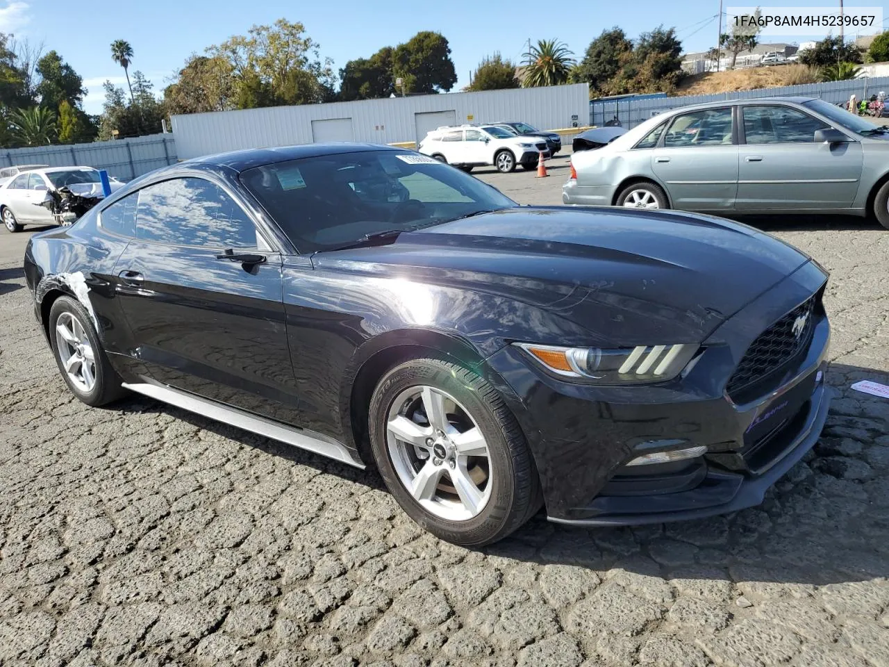 2017 Ford Mustang VIN: 1FA6P8AM4H5239657 Lot: 77856004