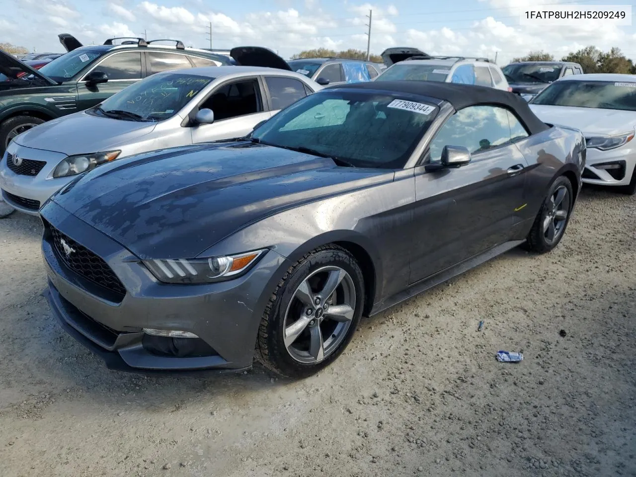 2017 Ford Mustang VIN: 1FATP8UH2H5209249 Lot: 77909344