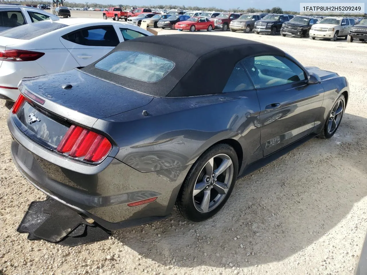 2017 Ford Mustang VIN: 1FATP8UH2H5209249 Lot: 77909344