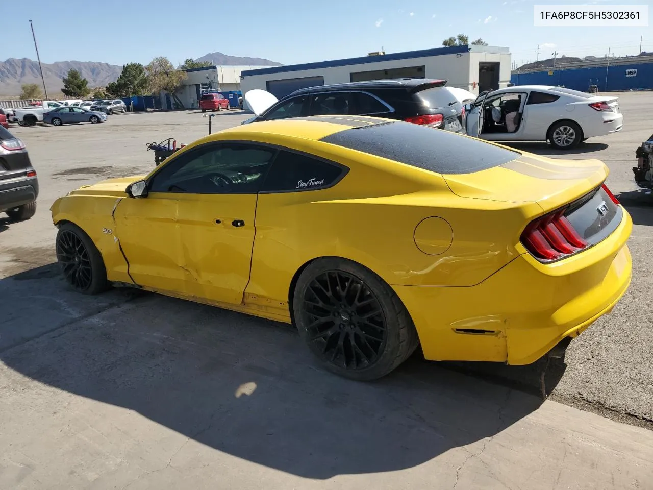 2017 Ford Mustang Gt VIN: 1FA6P8CF5H5302361 Lot: 77969184