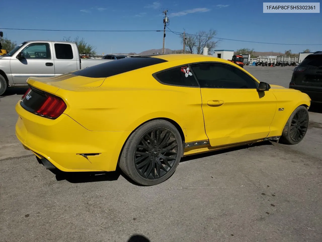 2017 Ford Mustang Gt VIN: 1FA6P8CF5H5302361 Lot: 77969184