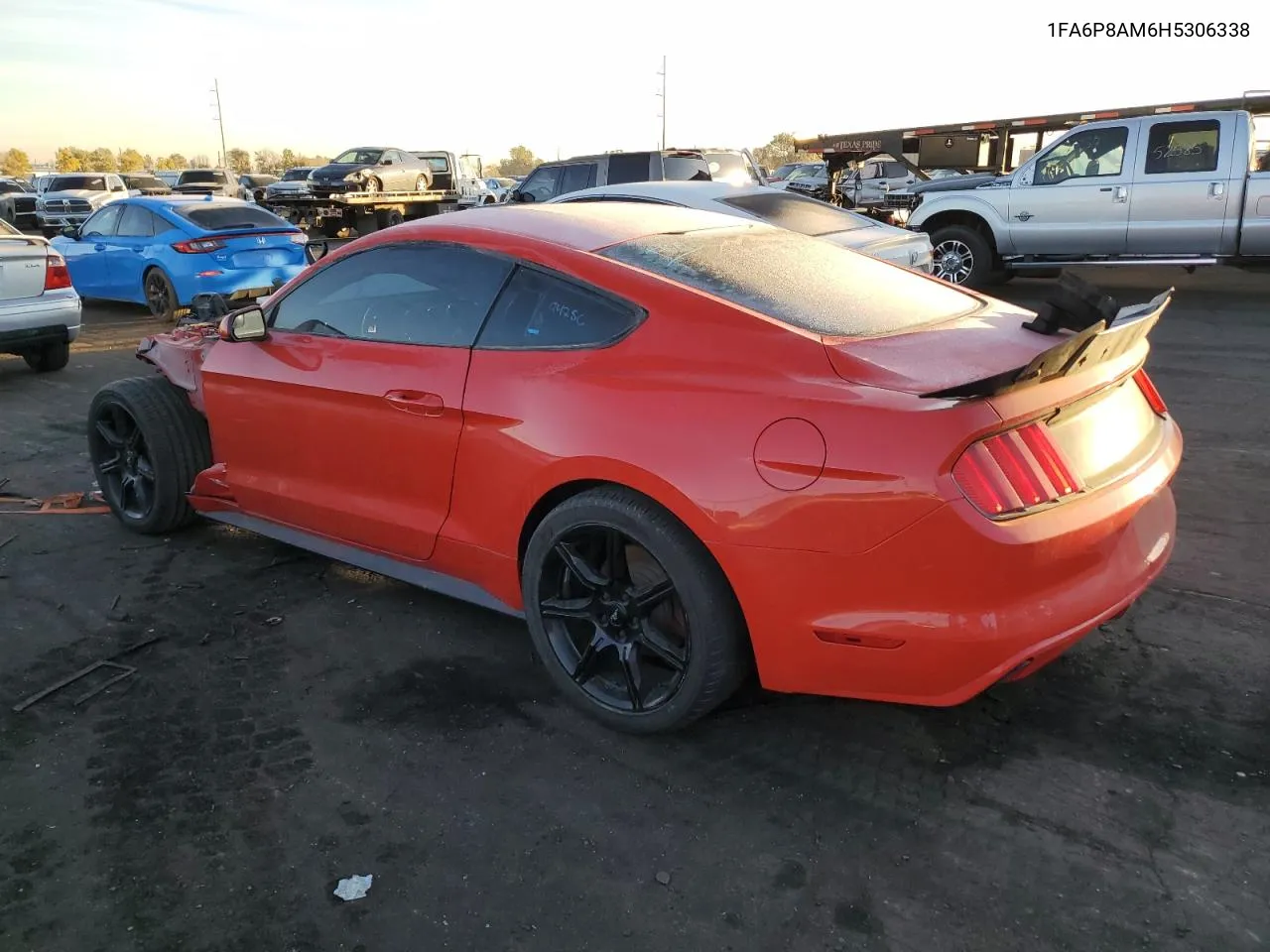 2017 Ford Mustang VIN: 1FA6P8AM6H5306338 Lot: 78015604