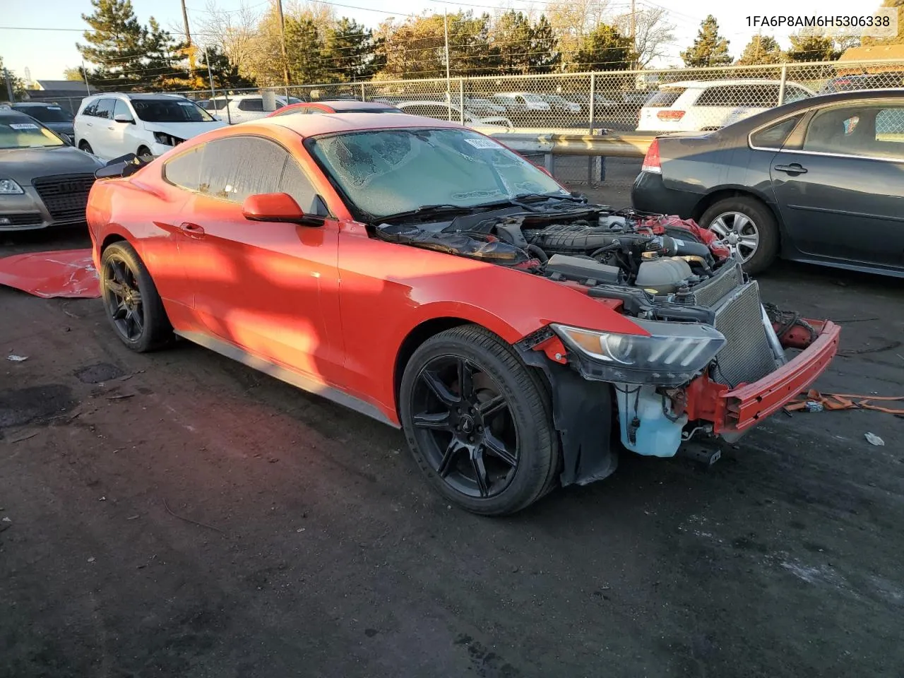 2017 Ford Mustang VIN: 1FA6P8AM6H5306338 Lot: 78015604