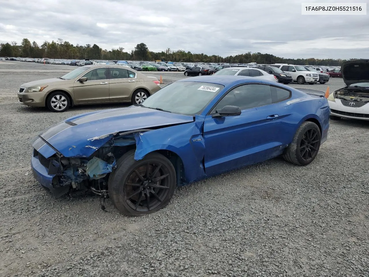 2017 Ford Mustang Shelby Gt350 VIN: 1FA6P8JZ0H5521516 Lot: 78286434