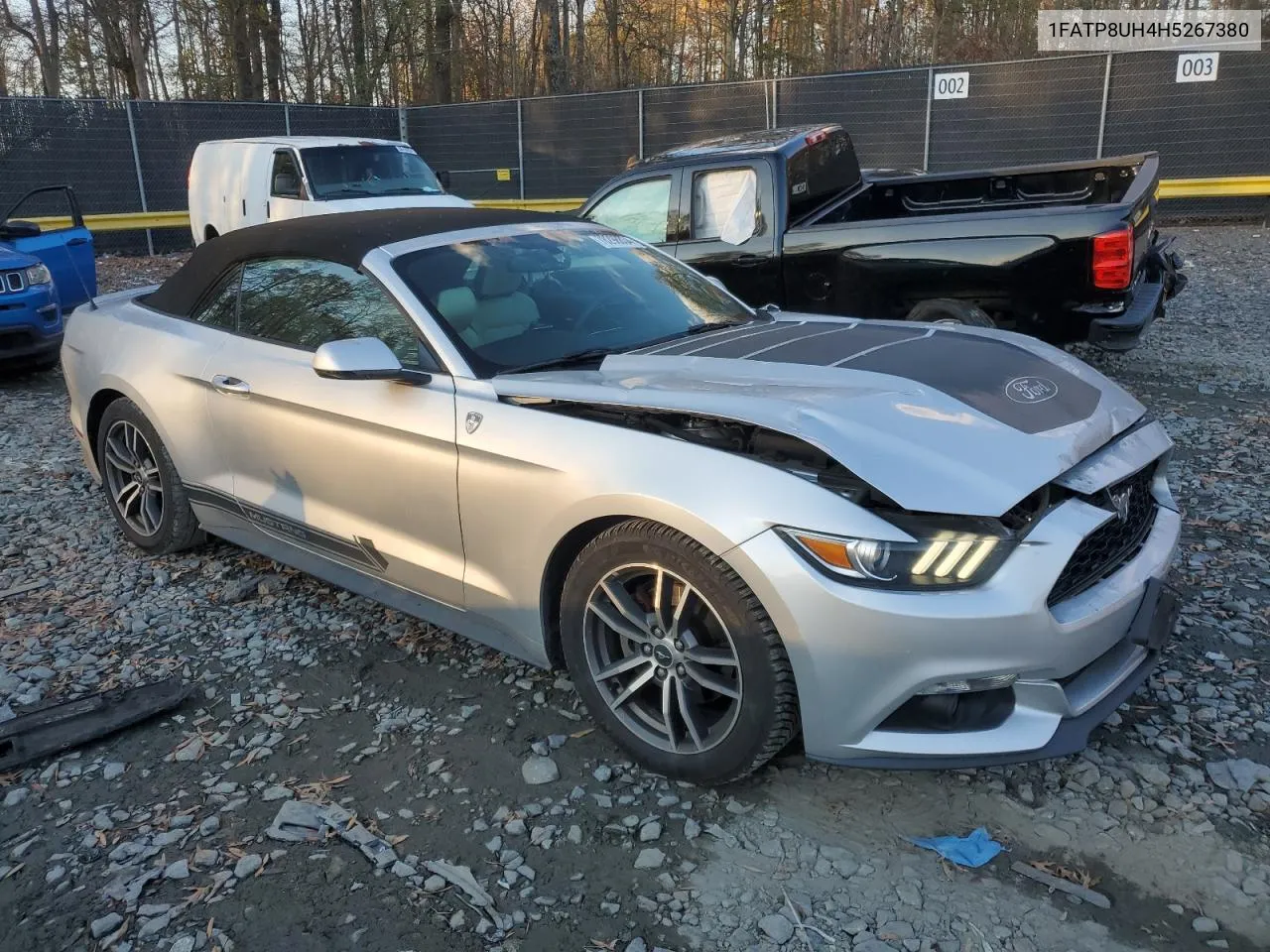 2017 Ford Mustang VIN: 1FATP8UH4H5267380 Lot: 78298834