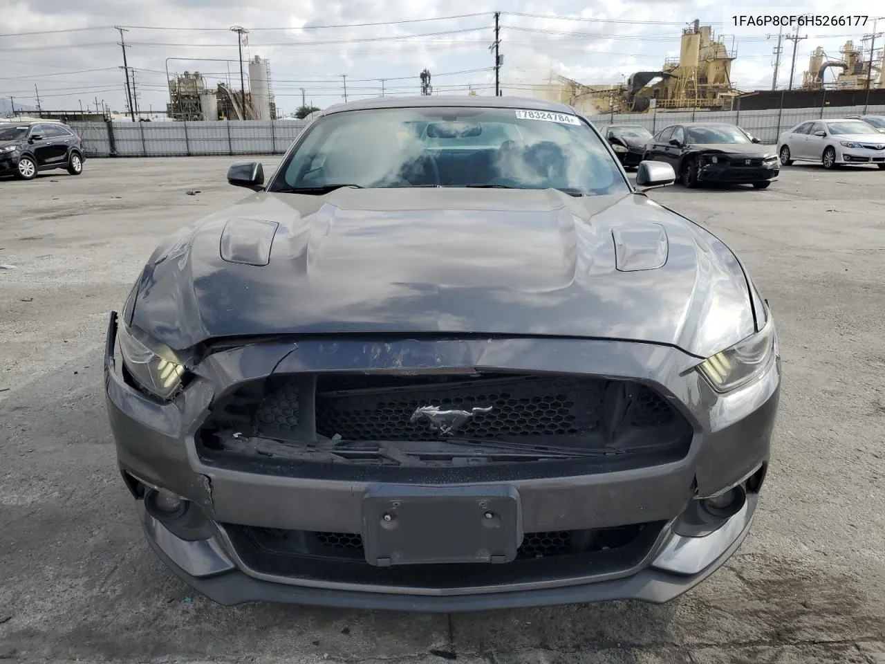 2017 Ford Mustang Gt VIN: 1FA6P8CF6H5266177 Lot: 78324784