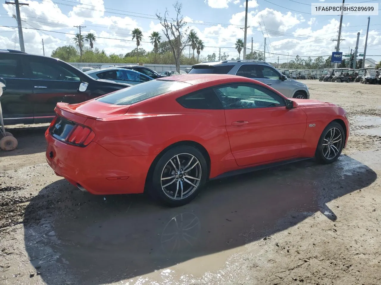 2017 Ford Mustang Gt VIN: 1FA6P8CF8H5289699 Lot: 78955084