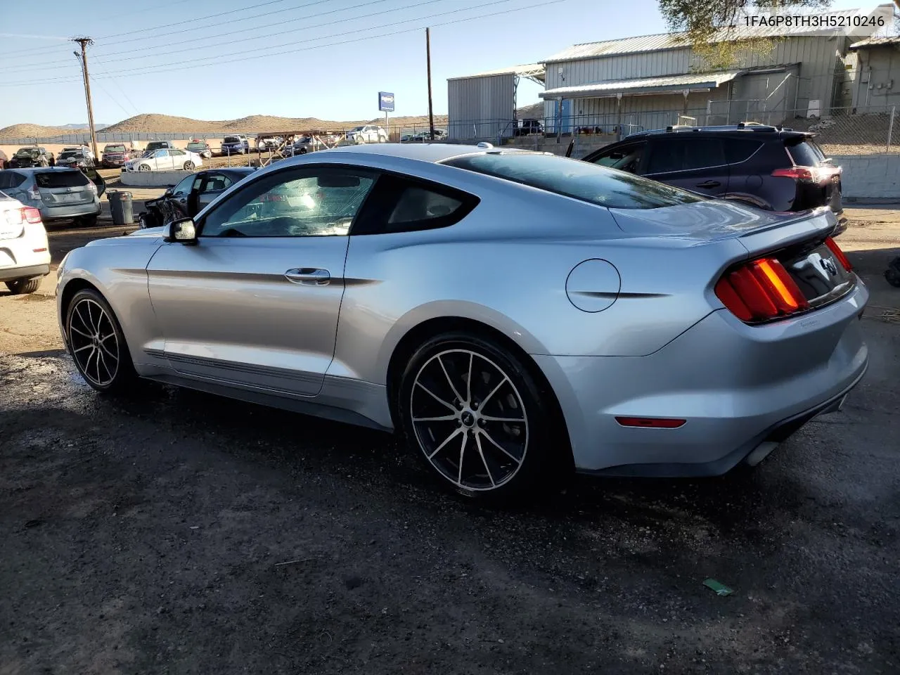 2017 Ford Mustang VIN: 1FA6P8TH3H5210246 Lot: 78958134