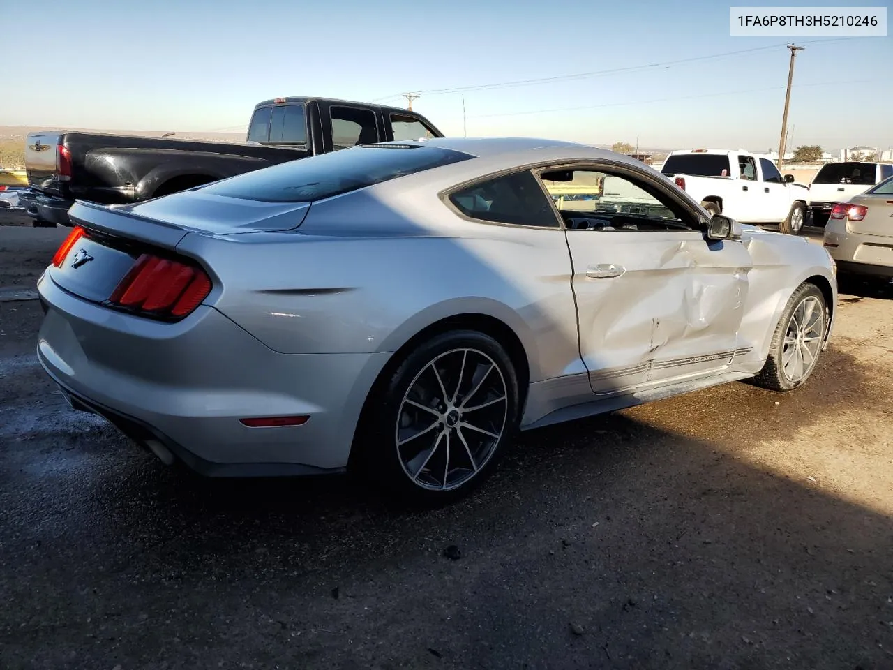 2017 Ford Mustang VIN: 1FA6P8TH3H5210246 Lot: 78958134