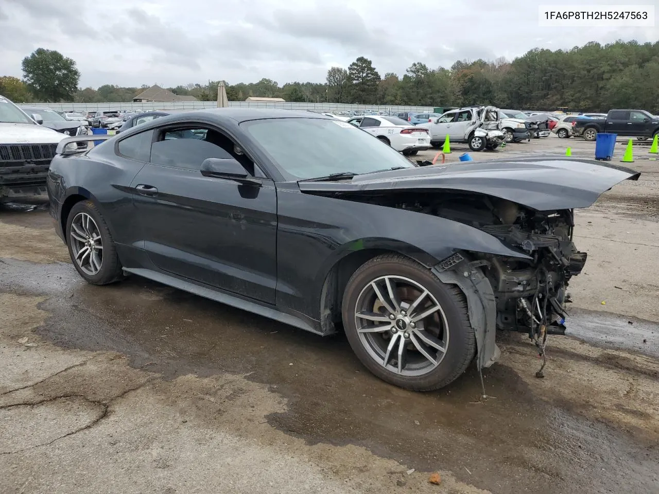 2017 Ford Mustang VIN: 1FA6P8TH2H5247563 Lot: 79030724