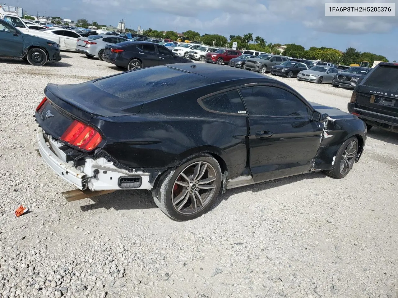 2017 Ford Mustang VIN: 1FA6P8TH2H5205376 Lot: 79048974