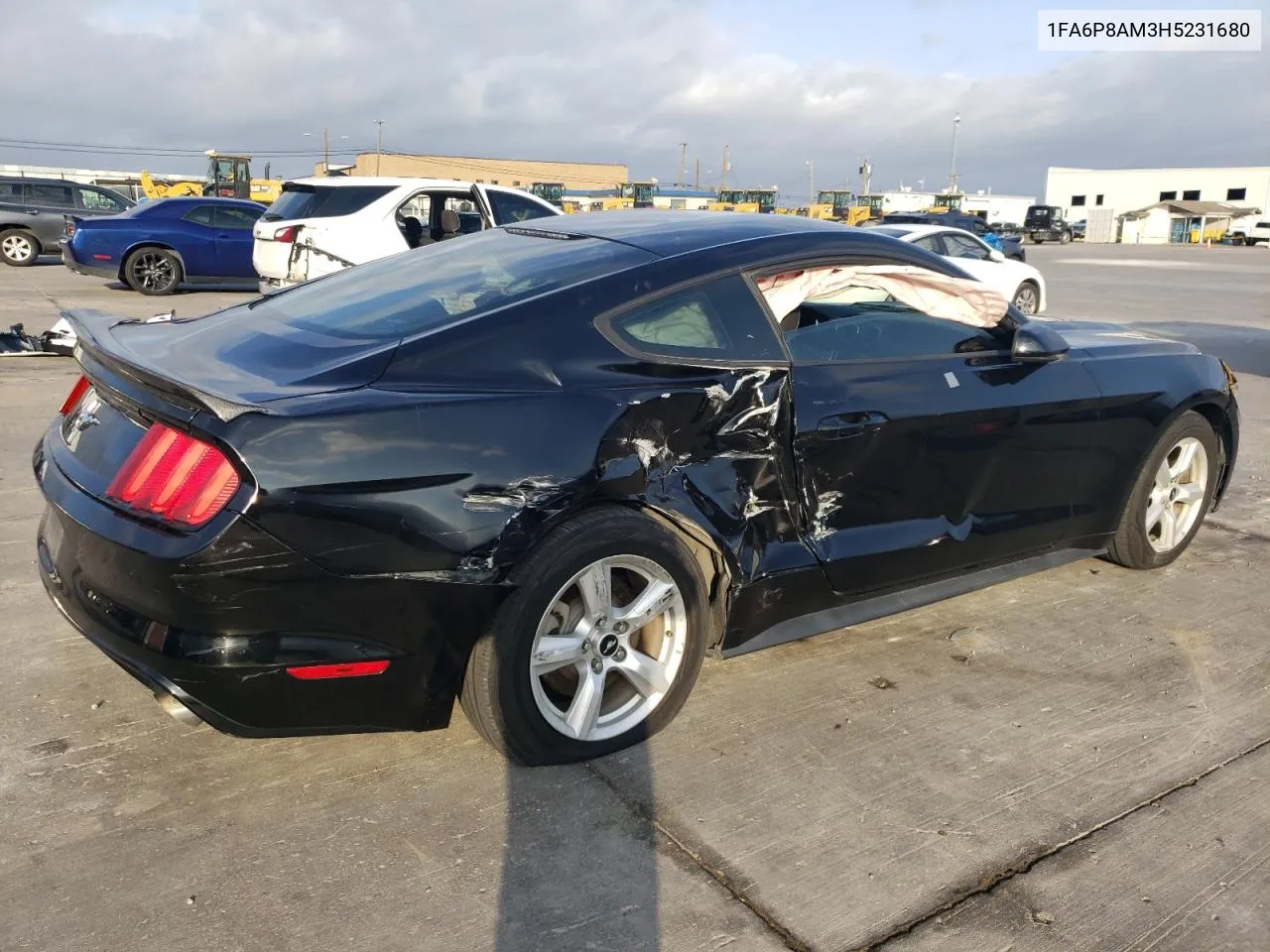 2017 Ford Mustang VIN: 1FA6P8AM3H5231680 Lot: 79197924