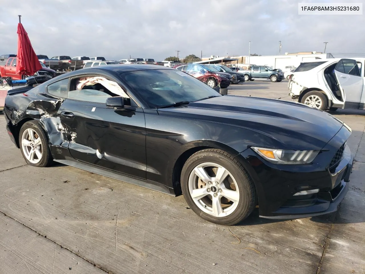 2017 Ford Mustang VIN: 1FA6P8AM3H5231680 Lot: 79197924