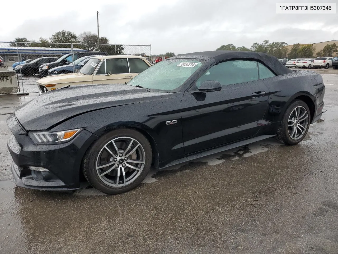 2017 Ford Mustang Gt VIN: 1FATP8FF3H5307346 Lot: 79337214