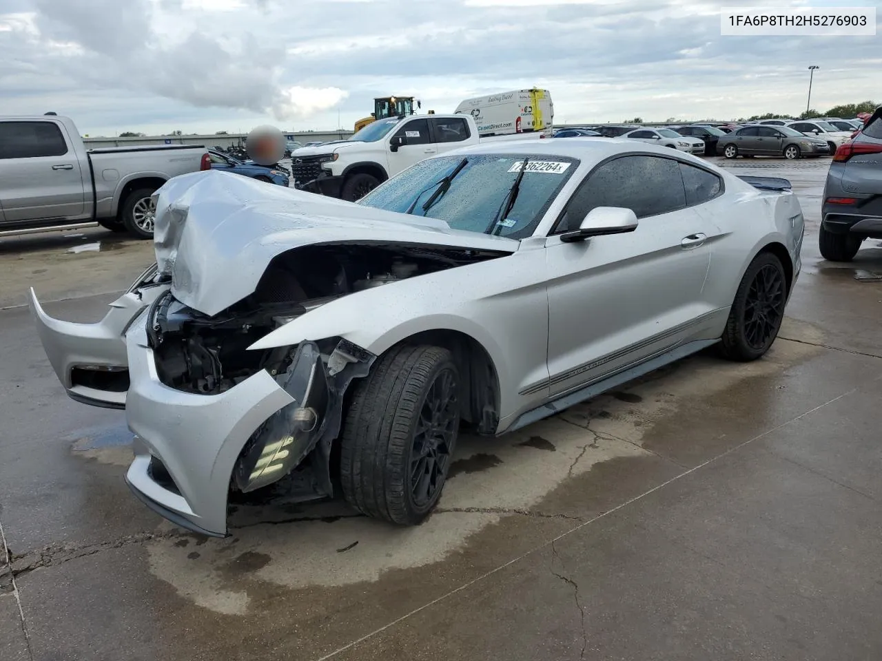 2017 Ford Mustang VIN: 1FA6P8TH2H5276903 Lot: 79362264