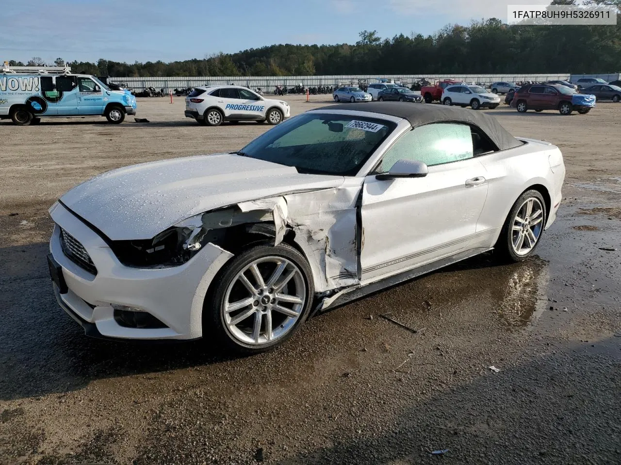 2017 Ford Mustang VIN: 1FATP8UH9H5326911 Lot: 79662944