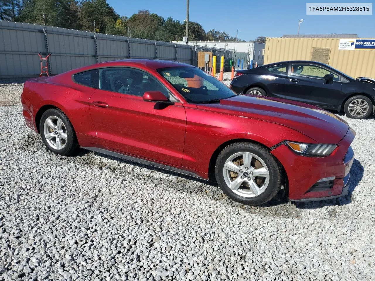 2017 Ford Mustang VIN: 1FA6P8AM2H5328515 Lot: 79736874