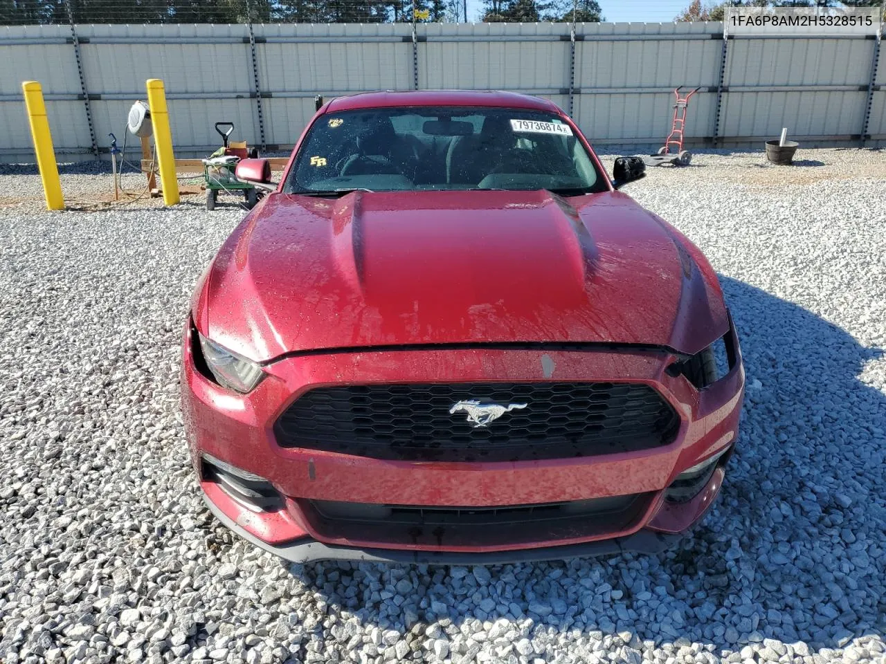 2017 Ford Mustang VIN: 1FA6P8AM2H5328515 Lot: 79736874