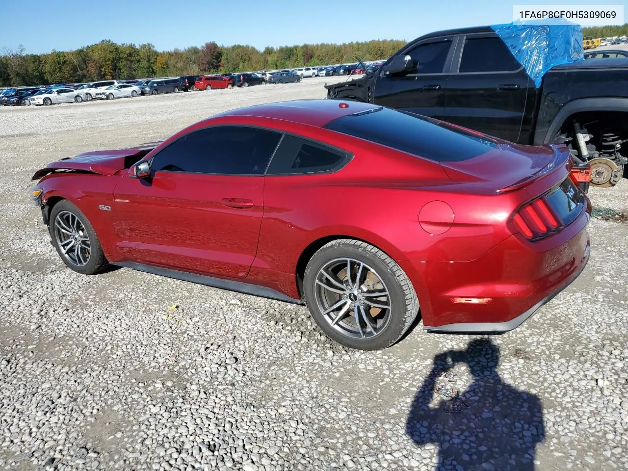 2017 Ford Mustang Gt VIN: 1FA6P8CF0H5309069 Lot: 80030364