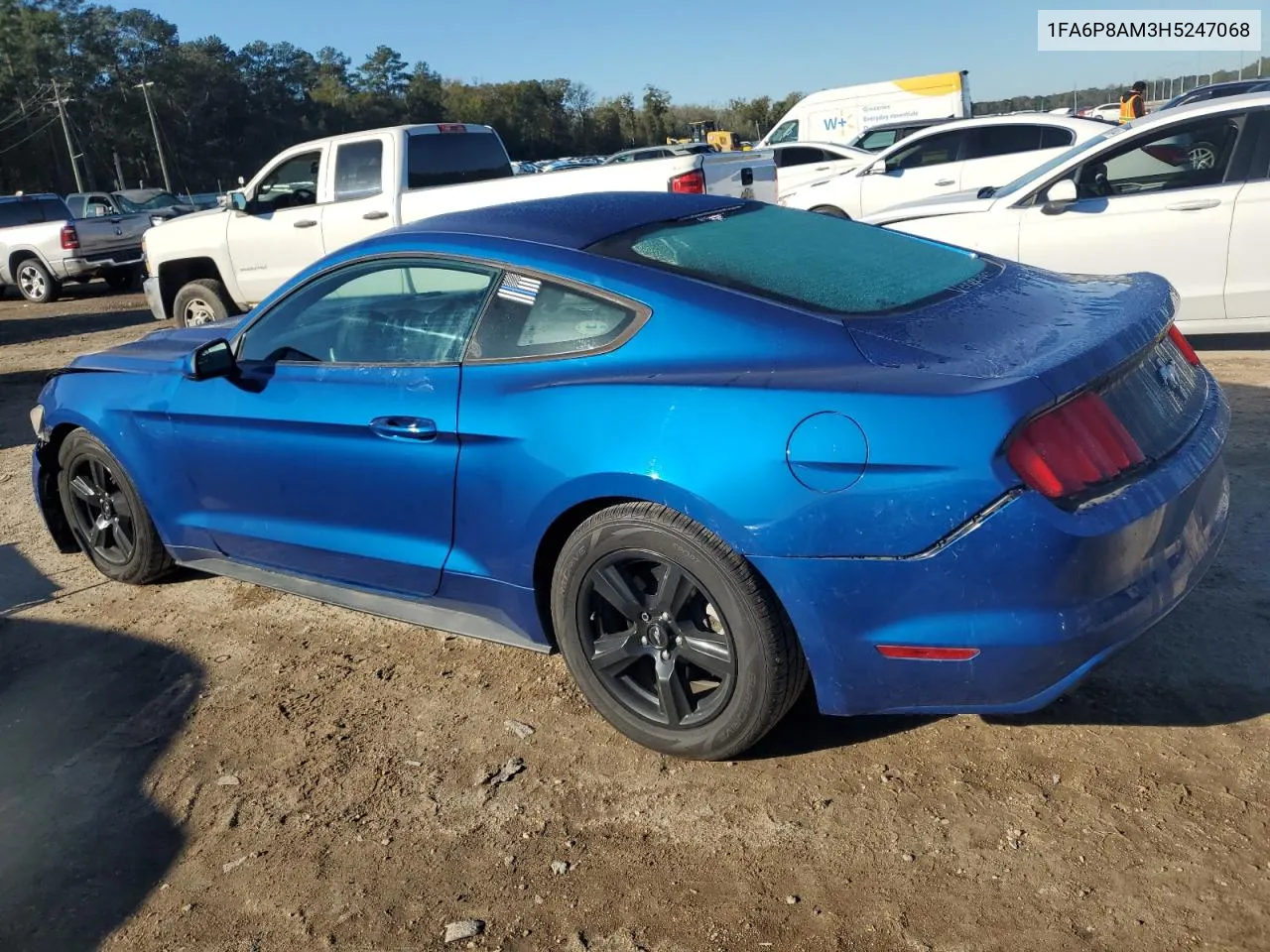 2017 Ford Mustang VIN: 1FA6P8AM3H5247068 Lot: 80194374