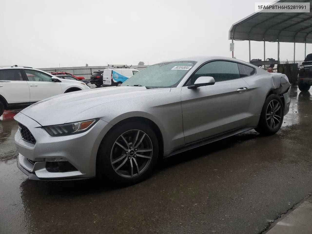 2017 Ford Mustang VIN: 1FA6P8TH6H5281991 Lot: 80304804