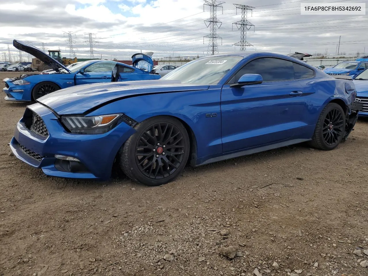 2017 Ford Mustang Gt VIN: 1FA6P8CF8H5342692 Lot: 80435304