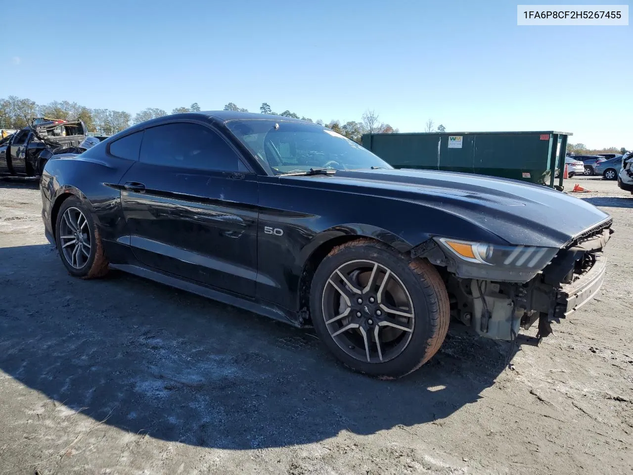 1FA6P8CF2H5267455 2017 Ford Mustang Gt