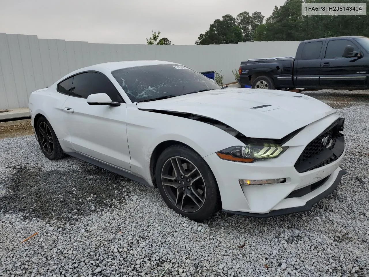 2018 Ford Mustang VIN: 1FA6P8TH2J5143404 Lot: 53856964