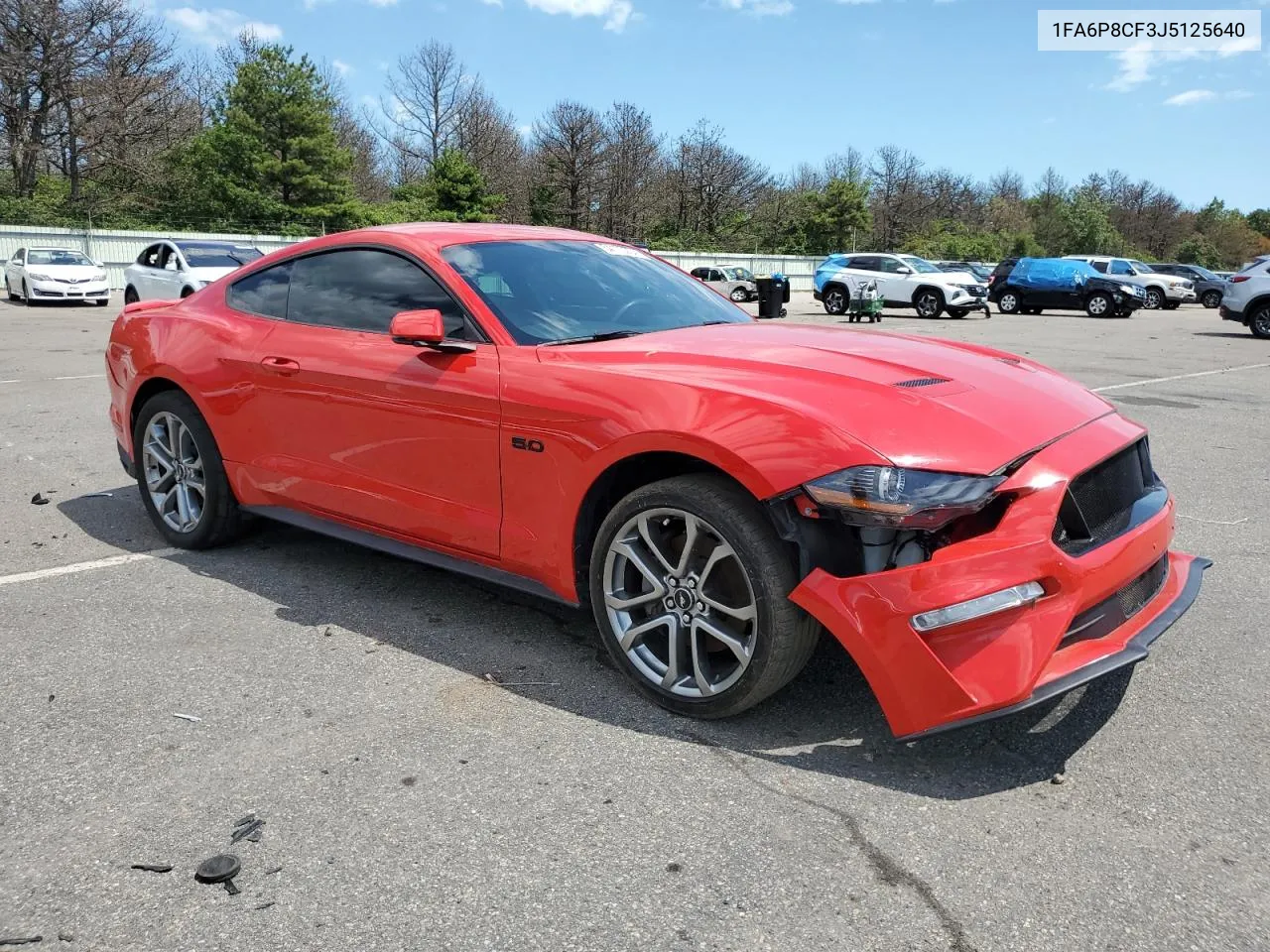 2018 Ford Mustang Gt VIN: 1FA6P8CF3J5125640 Lot: 54170204