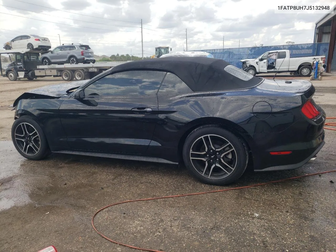 2018 Ford Mustang VIN: 1FATP8UH7J5132948 Lot: 57150484