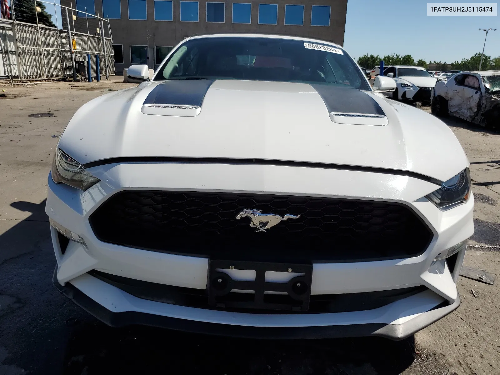 2018 Ford Mustang VIN: 1FATP8UH2J5115474 Lot: 58523264