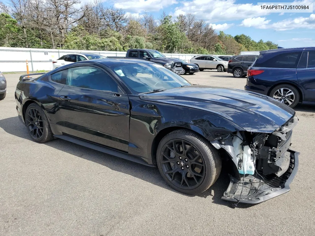 2018 Ford Mustang VIN: 1FA6P8TH7J5100984 Lot: 60458684