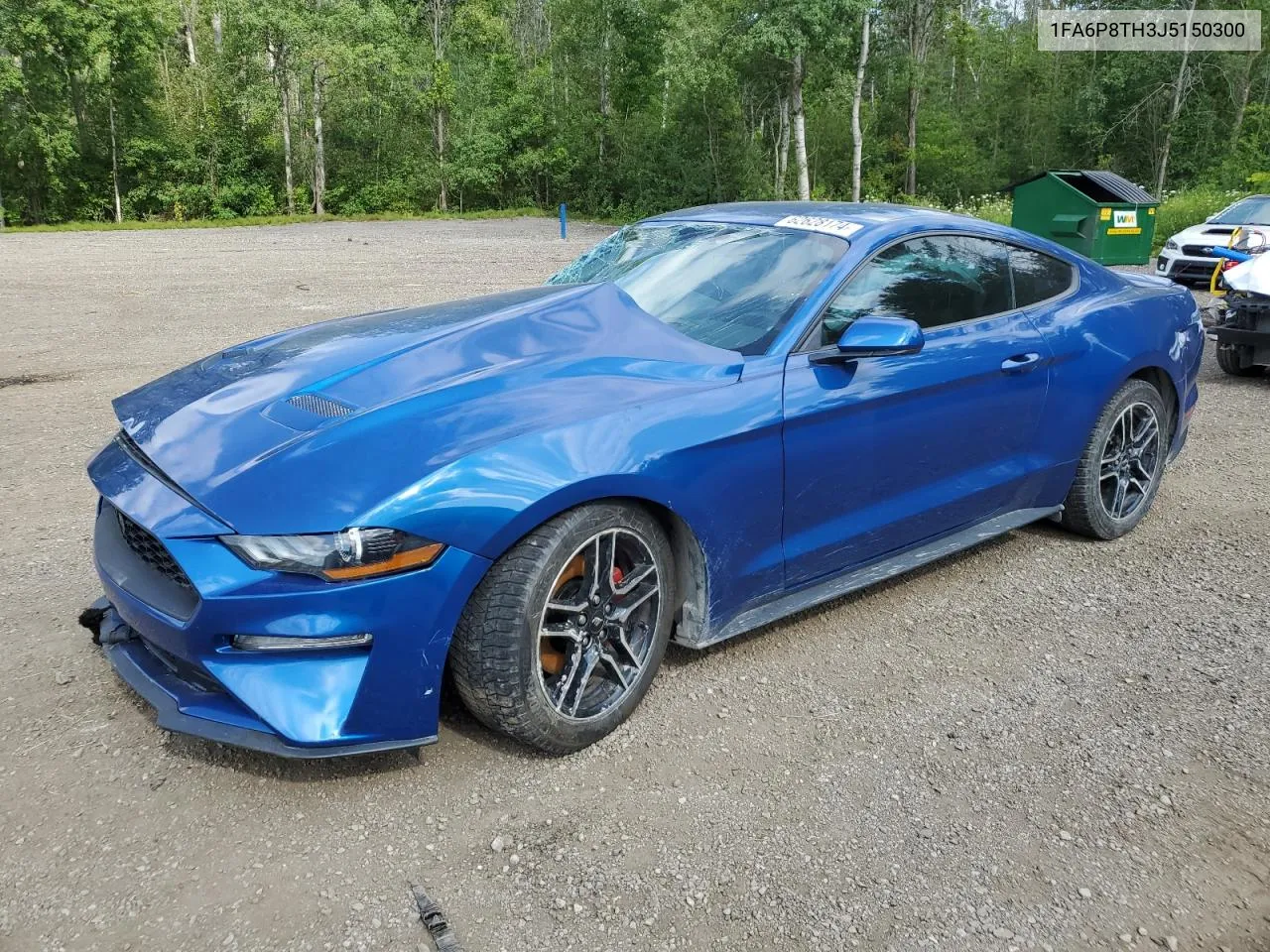 2018 Ford Mustang VIN: 1FA6P8TH3J5150300 Lot: 62628174