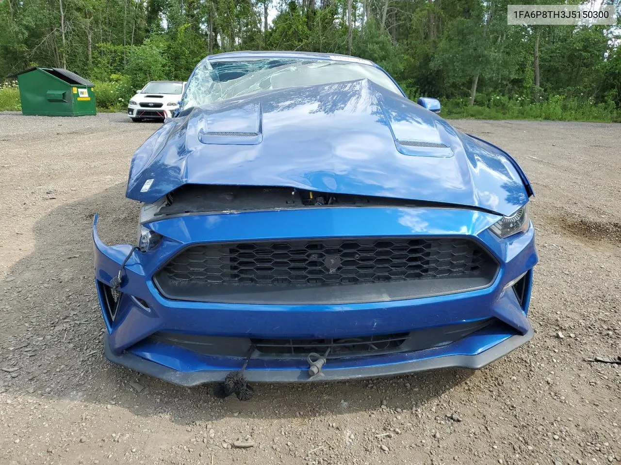 2018 Ford Mustang VIN: 1FA6P8TH3J5150300 Lot: 62628174