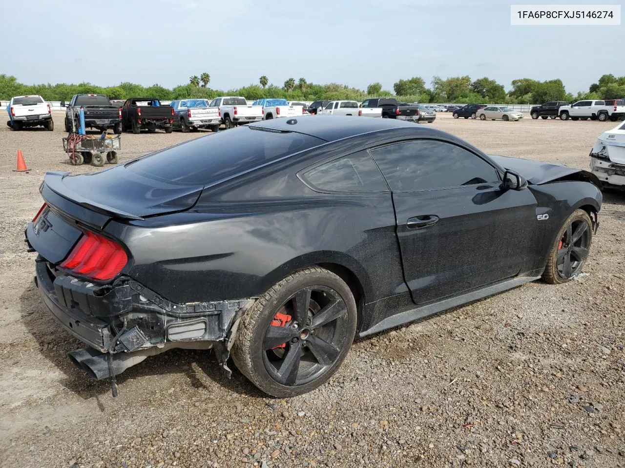 2018 Ford Mustang Gt VIN: 1FA6P8CFXJ5146274 Lot: 63213764